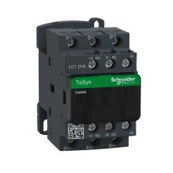 Schneider LC1D18 Power Contactor 18 A 3 Pole AC 1NO + 1NC