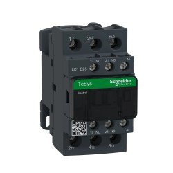 Schneider LC1D25 Power Contactor 25 A 3 Pole AC 1NO + 1NC