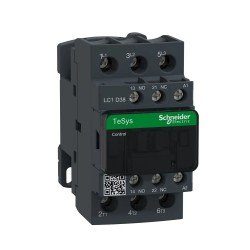 Schneider LC1D38 Power Contactor 38 A 3 Pole AC 1NO + 1NC
